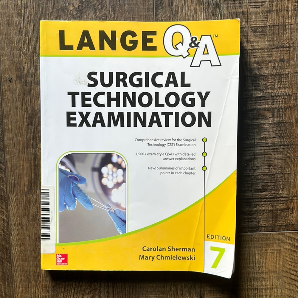 LANGE Q&A Surgical technology examination edition 7th